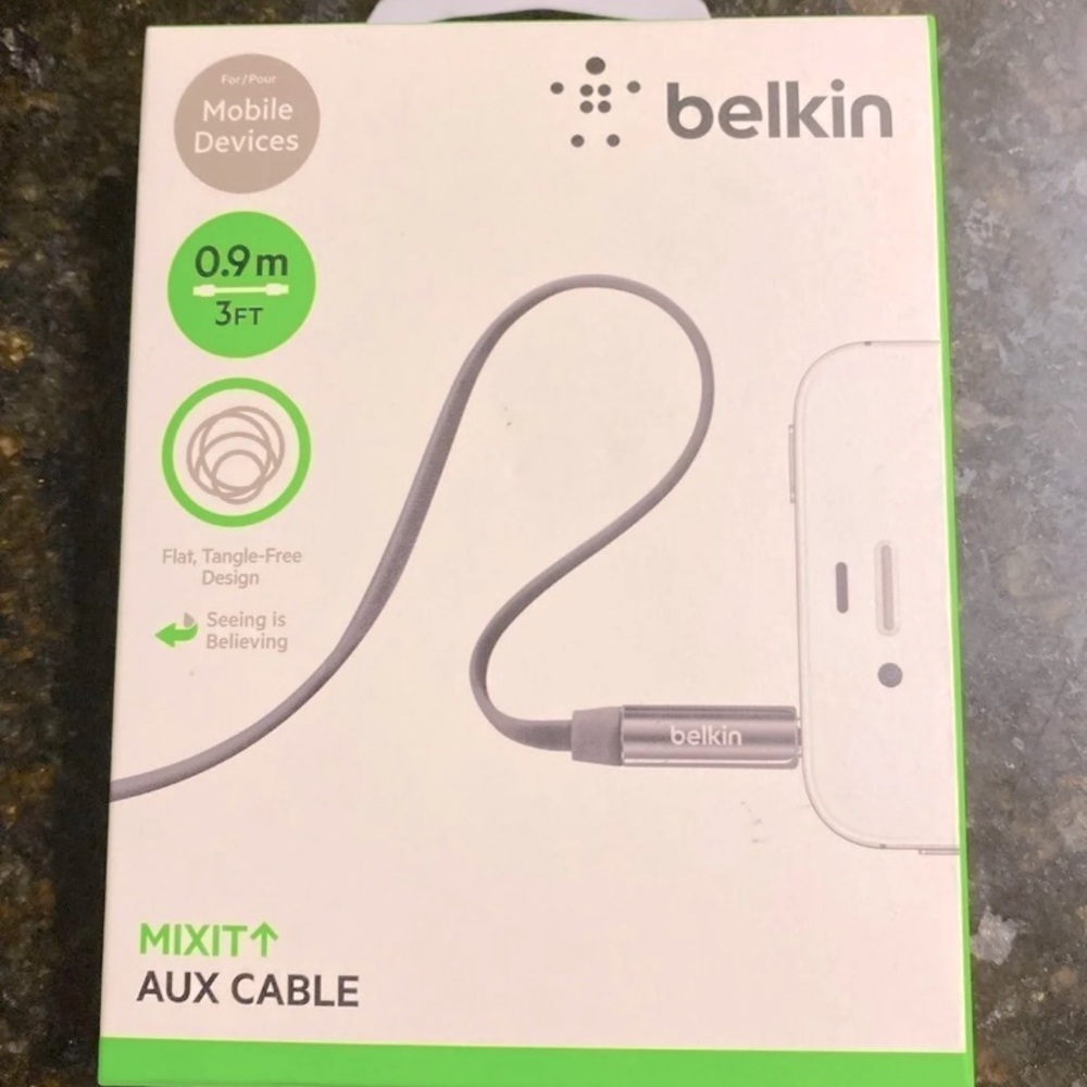 Belkin Aux Cable NEW